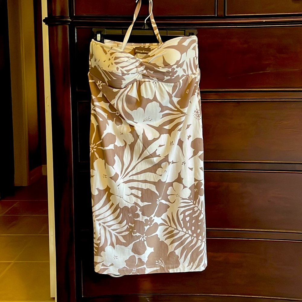 Tommy Bahama strapless cotton dress